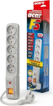Prizë Acar F5 me 5 dalje, 3 metra, Gri