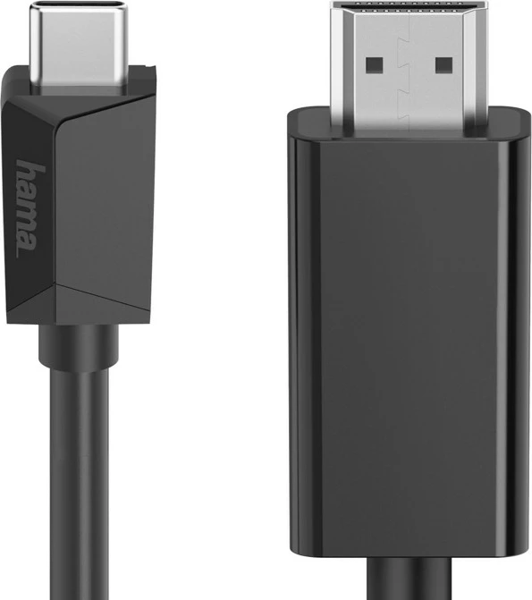 Kabllo USB-C në HDMI Hama 200719, 3m, e zezë