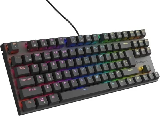 Tastierë mekanike Genesis Thor 303 TKL RGB, Outemu Brown, e zezë