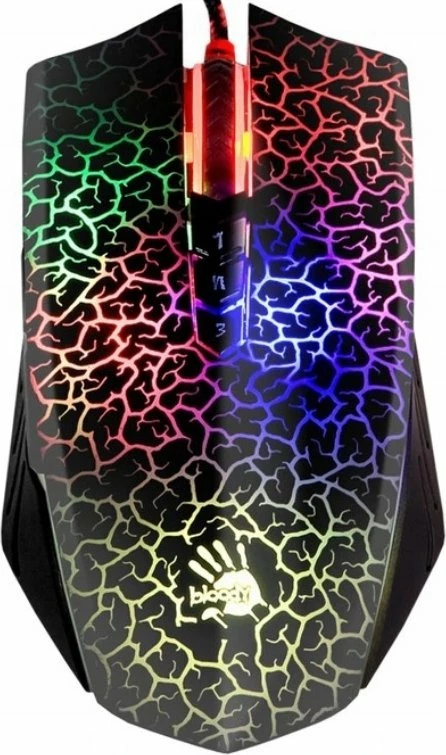 Maus A4Tech Bloody Blazing A70 (A4TMYS45170) 4000 DPI, 8 butona, USB me kabllo 1.8 m, RGB, i zi