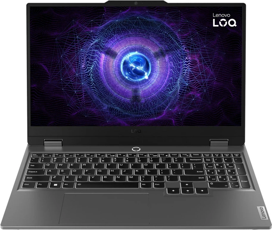 Laptop Lenovo LOQ 15IAX9, 15.6", Intel Core i5-12450HX, 16 GB RAM, 512 GB SSD, NVIDIA RTX 3050, Gri + shpinore