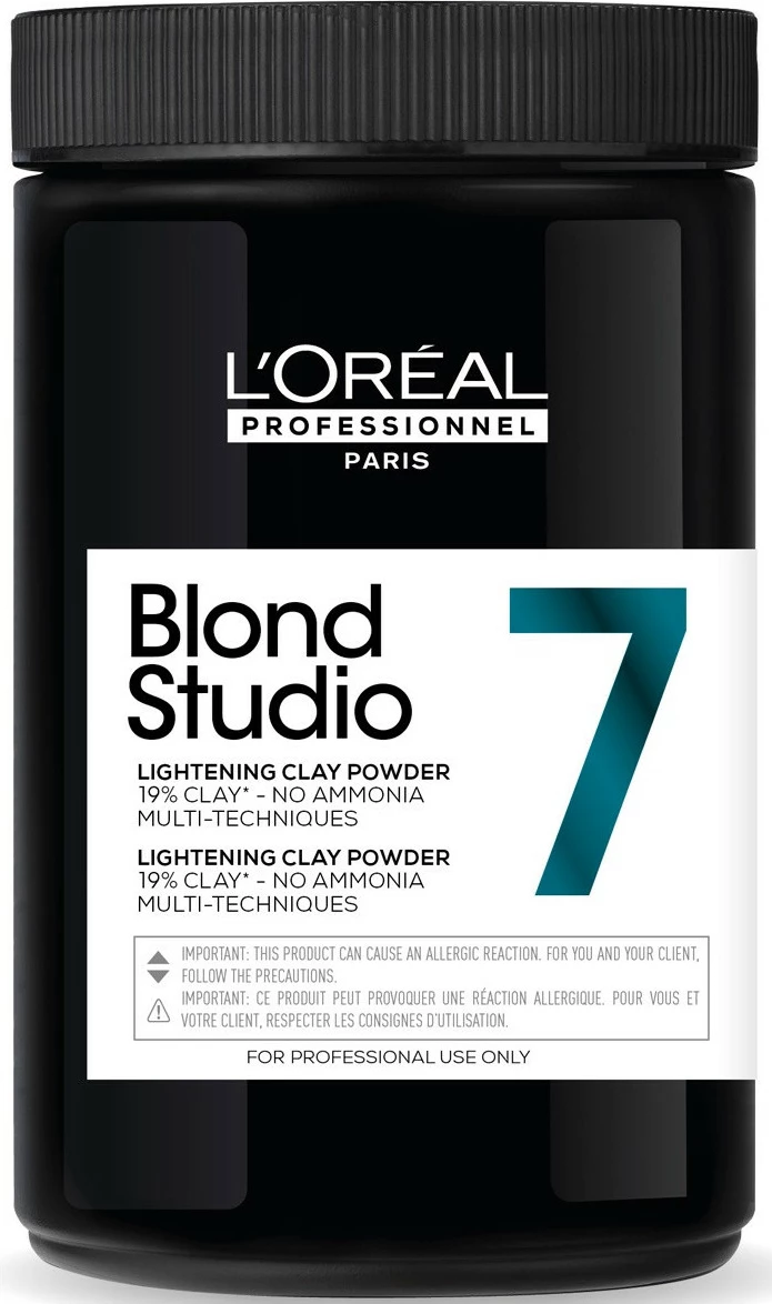 L’Oréal Professionnel Blond Studio Lightening Clay Powder 7, 500 gr