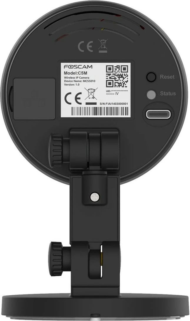 Kamerë mbikëqyrëse Foscam C5M, e zezë
