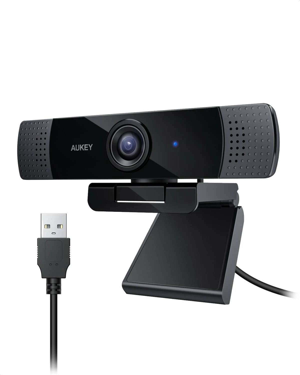 Webcam AUKEY PC-LM1E, 2 MP, Full HD, 30 fps, E zezë