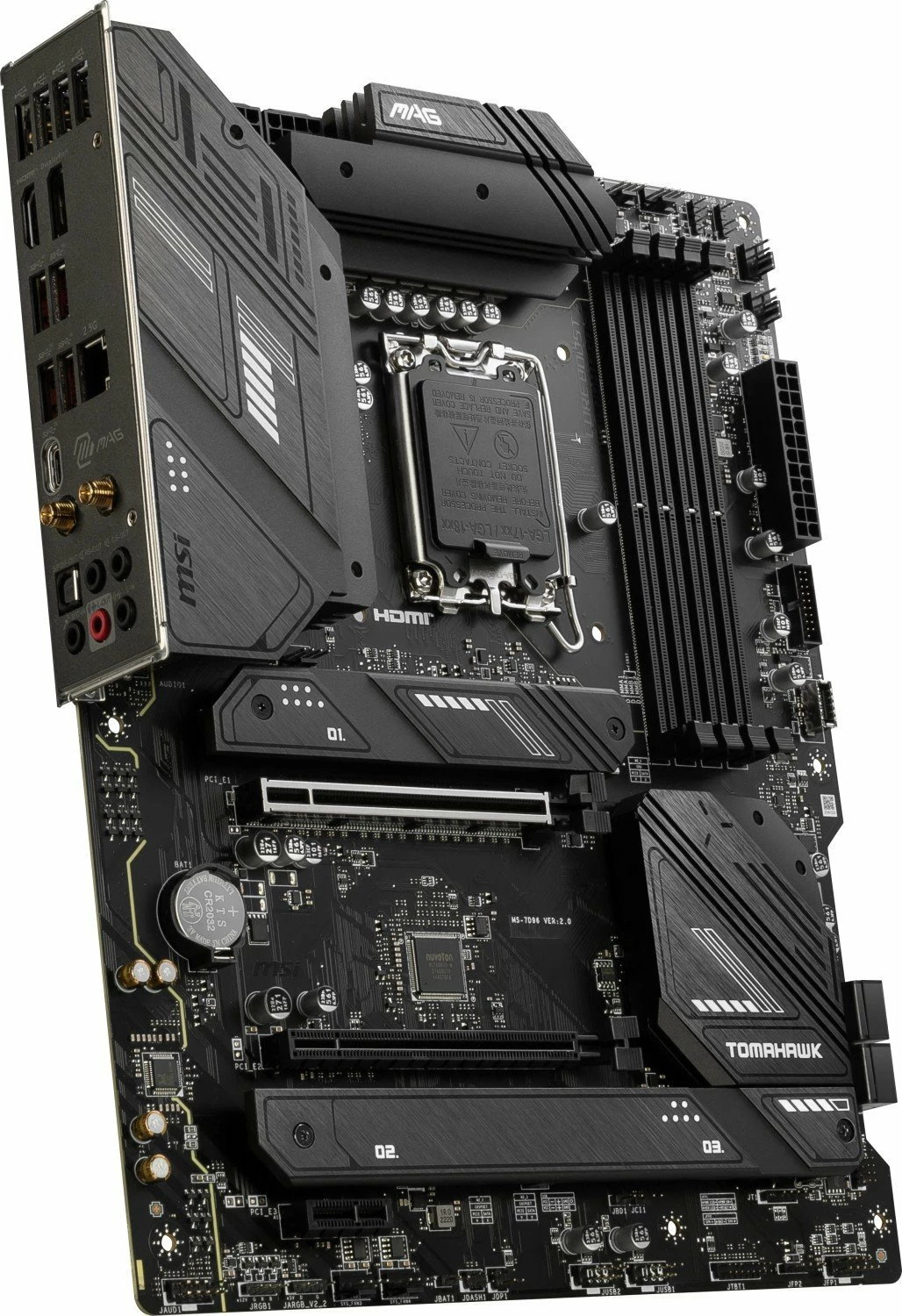 Pllakë amë MSI MAG B760 TOMAHAWK WIFI, ATX, Wi‑Fi 6E, Bluetooth 5.2, 2.5G LAN