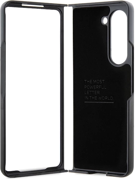 Mbështjellës BMW Leather Carbon për Samsung Galaxy Z Fold 5, i zi