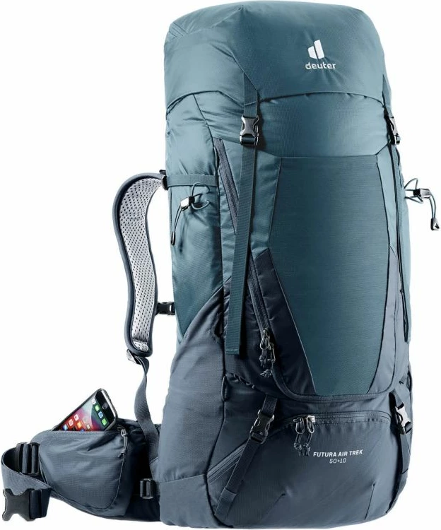 Çantë shpine Deuter, unisex, e kaltër