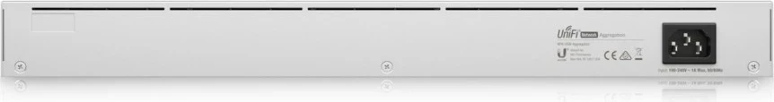 Switch Ubiquiti USW-AGGREGATION, Managed L2, 1U, Argjendtë