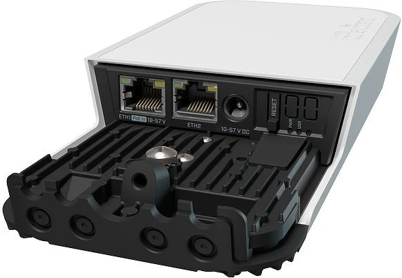 Router MikroTik wAP ac 867 Mbit/s, PoE, Bardhë