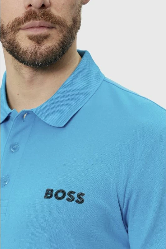 Maicë polo për meshkuj Boss, e kaltër