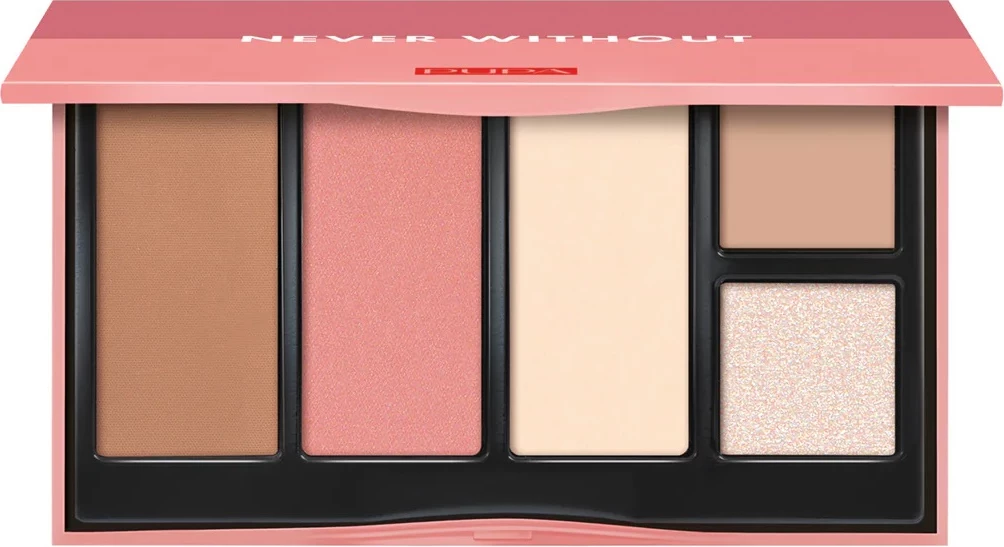 Paletë për fytyrë Pupa Milano Never Without All In One Face Palette për femra 001 Light Skin 15.2g