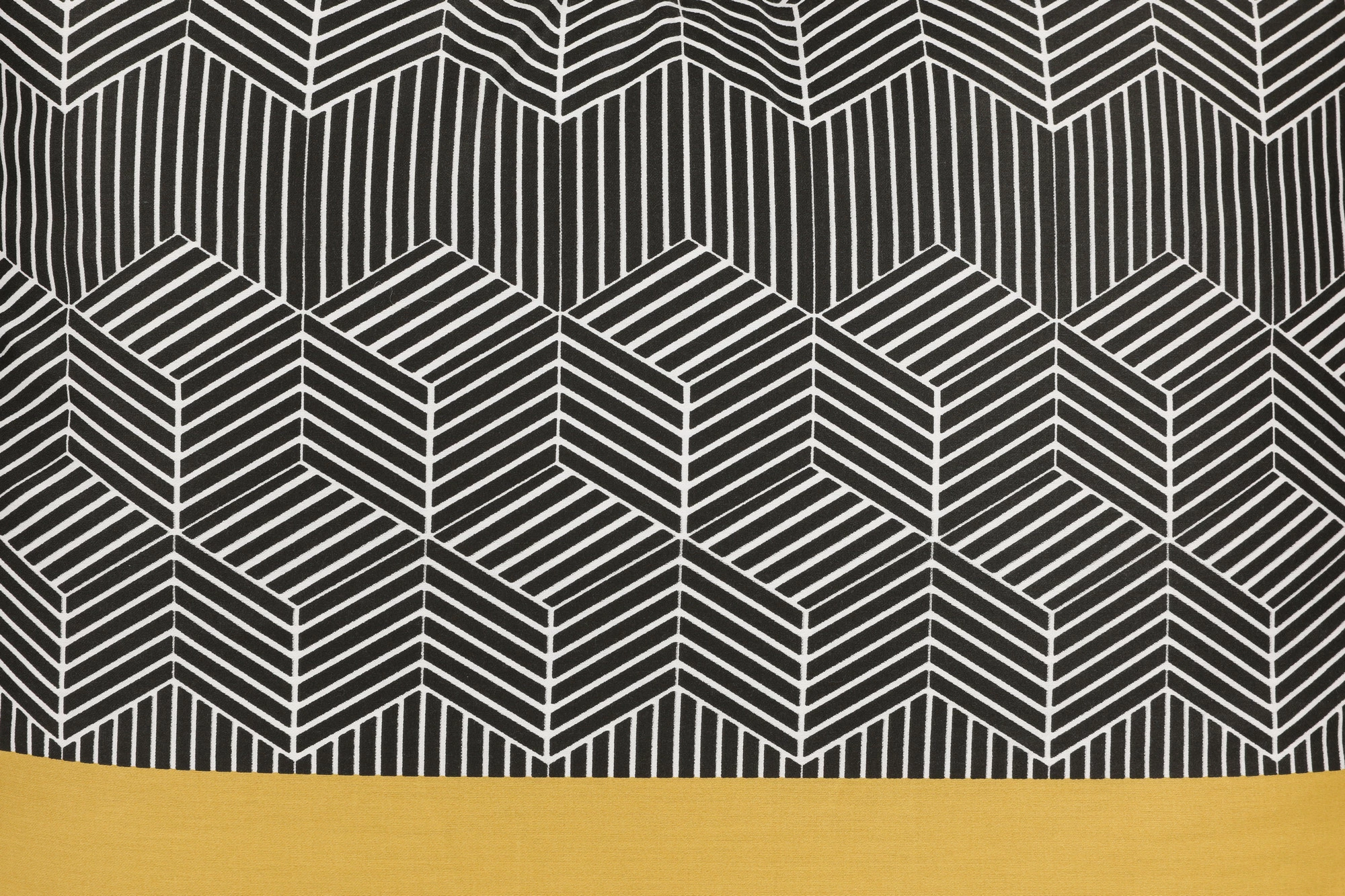 Set mbulesë për jorgan dopio satin Veneto, ngjyrë e zezë, e bardhë, portokalli