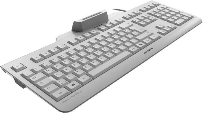 Tastierë Cherry SECURE BOARD 1.0, Full-size, Wired, USB, Mekanike, QWERTZ, Gri