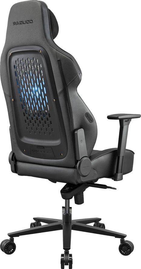 Karrige gaming COUGAR NXSYS AERO, 3D armrests, RGB ventilator, 160 kg, e zezë