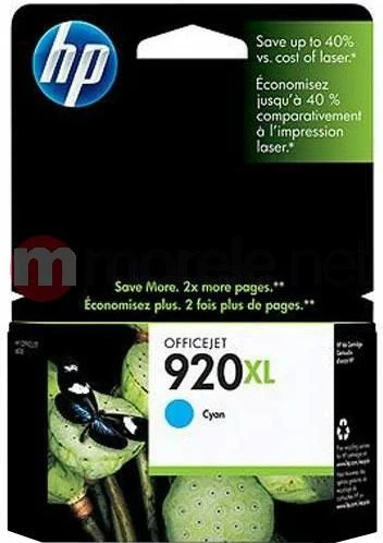 Kartrixh boje HP 920XL CD972AE, 700 faqe, cyan