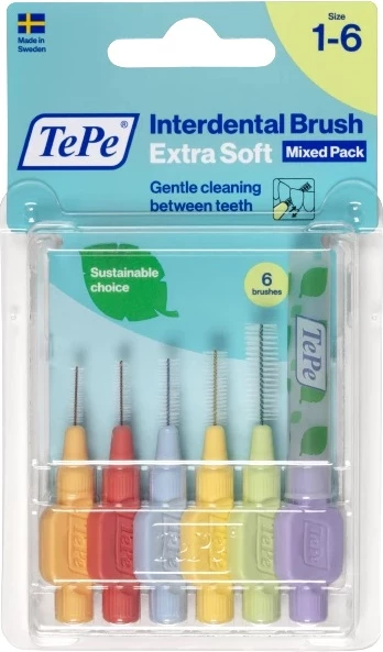 Furça ndërdhëmbësh TePe Extra Soft Starter Set 6 copë