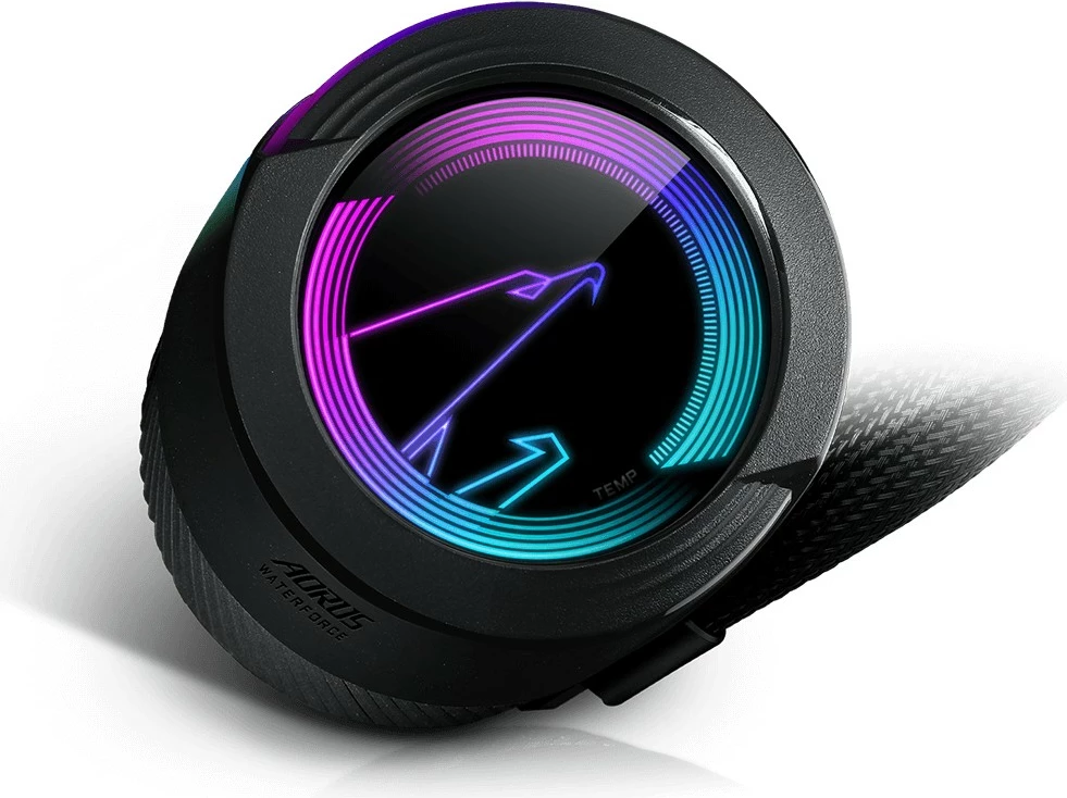 Ftohës uji Gigabyte AORUS WATERFORCE 280, i zi