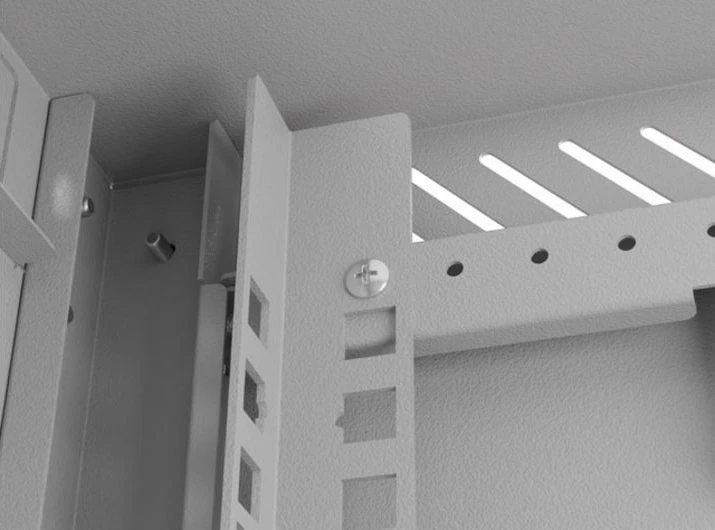 Kasë rrjeti Lanberg WF11-3306-10S, 6U, 10", xham, gri, montim në mur