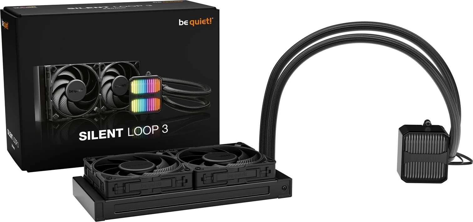 Ftohës uji BE QUIET! Silent Loop 3 240 mm, për procesor, 12 cm, i zi