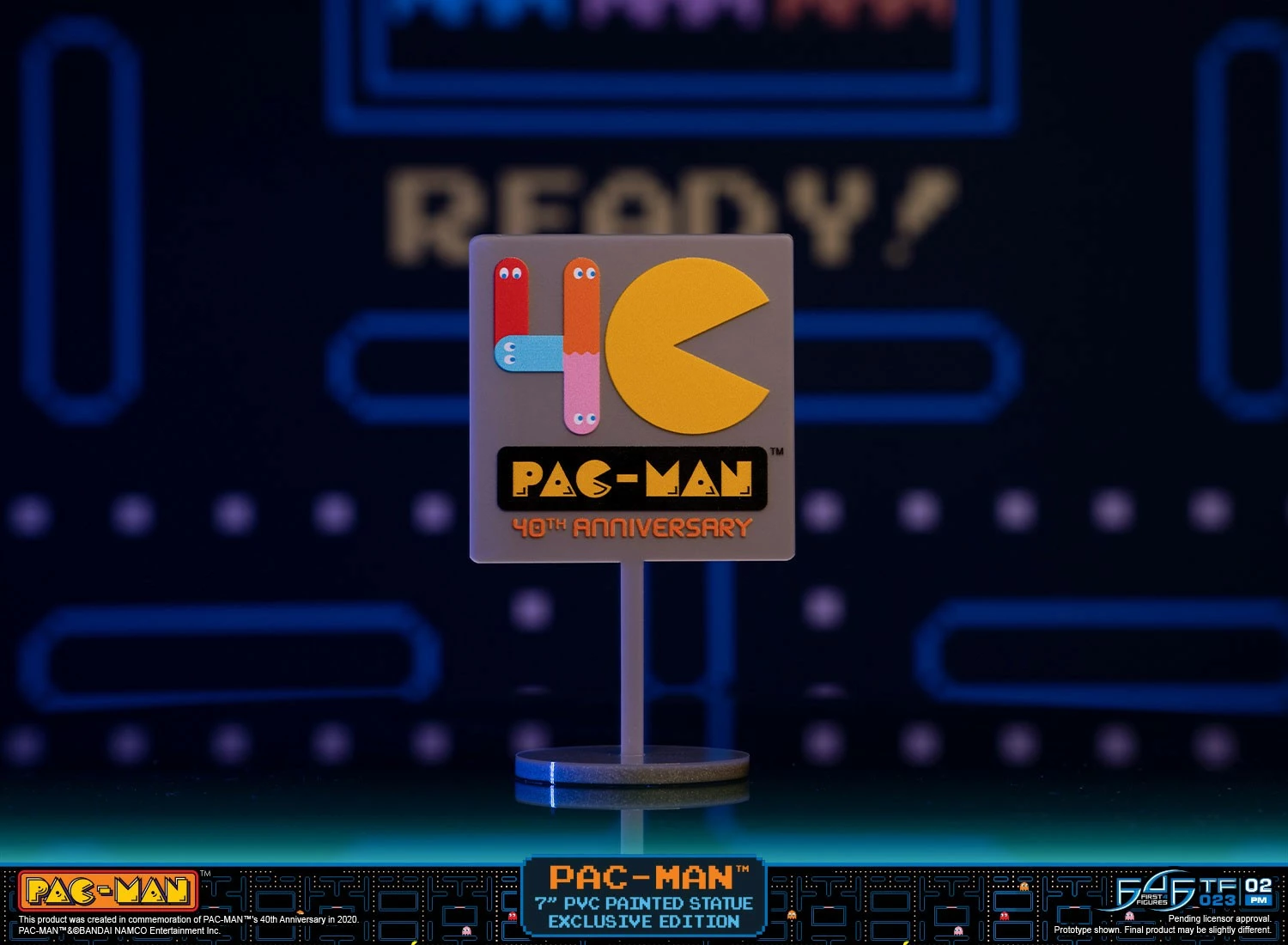 Figurinë PVC FIRST4FIGURES PAC-MAN 40th Anniversary, edicion ekskluziv