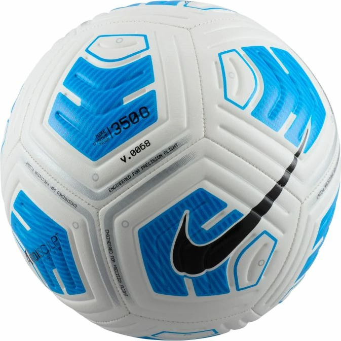 Top futbolli Nike, bardhë dhe kaltër
