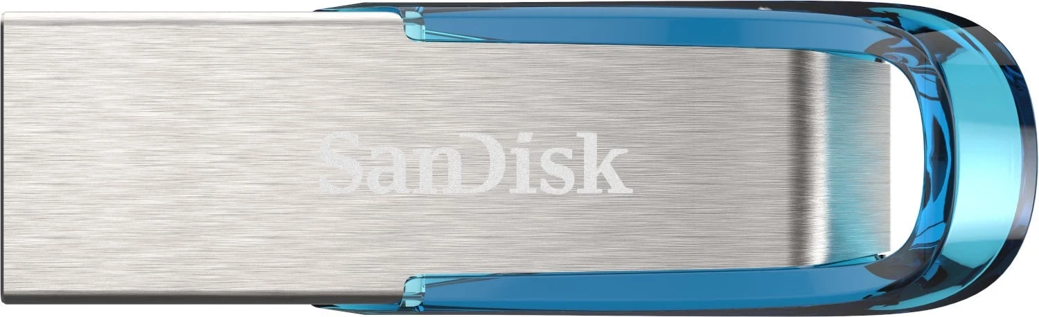 USB SanDisk Ultra Flair, USB 3.0, 150 MB/s, 32GB, argjend/e kaltër