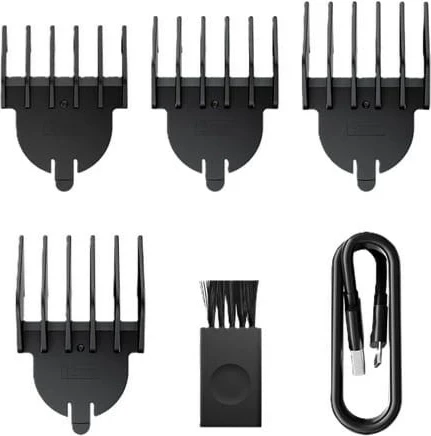 Makinë rroje Maestro MR-660 6-në-1 me USB, e zezë, set