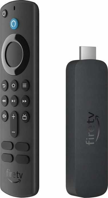 TV Stick Amazon Fire TV Stick 4K (2024) 8GB Wi‑Fi 6, e zezë, me telekomandë