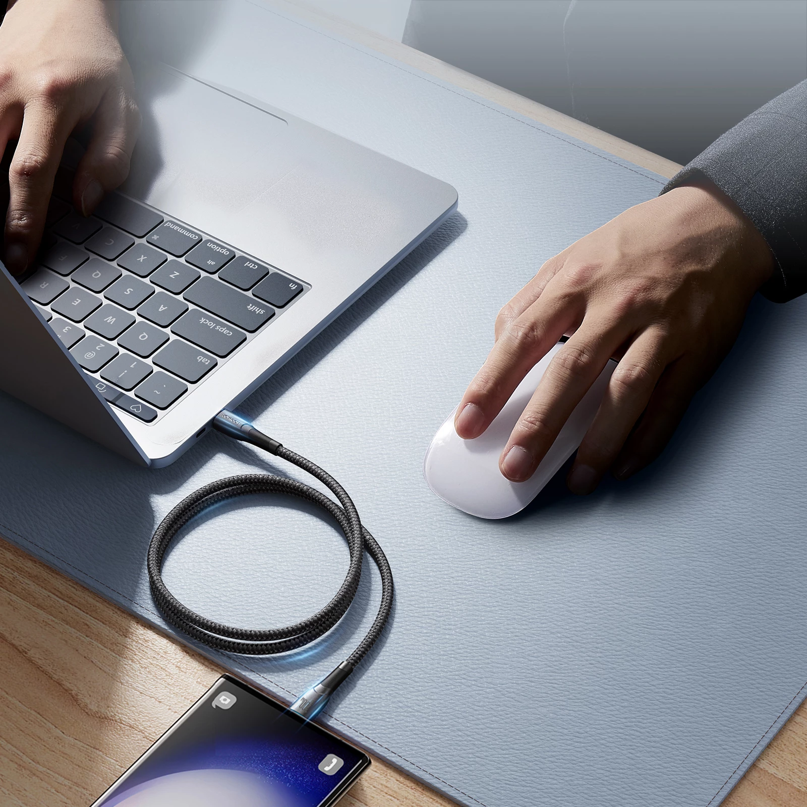 Kabllo Joyroom Starry Series SA32-AC6, USB-A në USB-C, 1m, 100W, e zezë