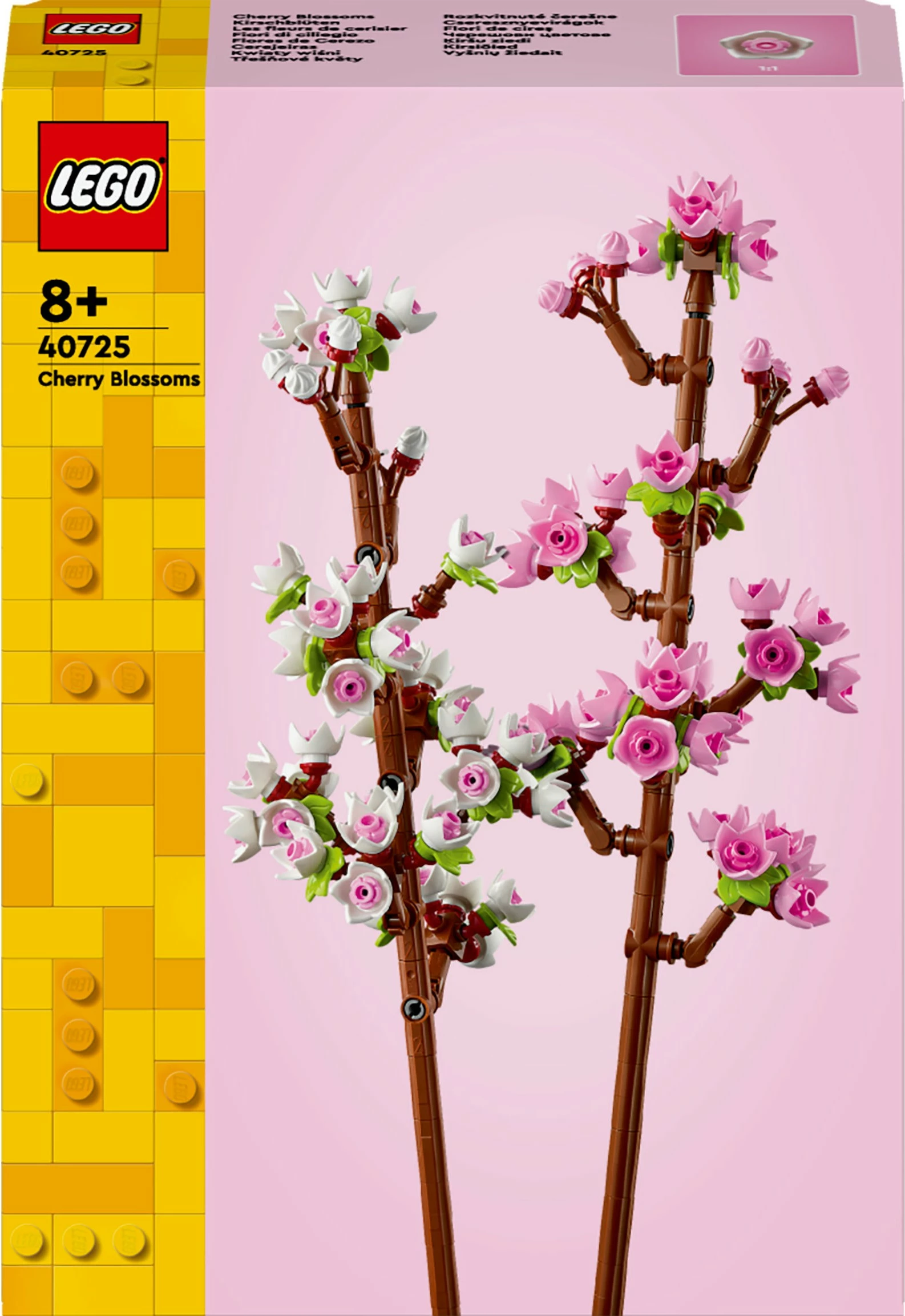 Set ndërtimi LEGO Cherry Blossoms 40725, 430 pjesë, multikolor