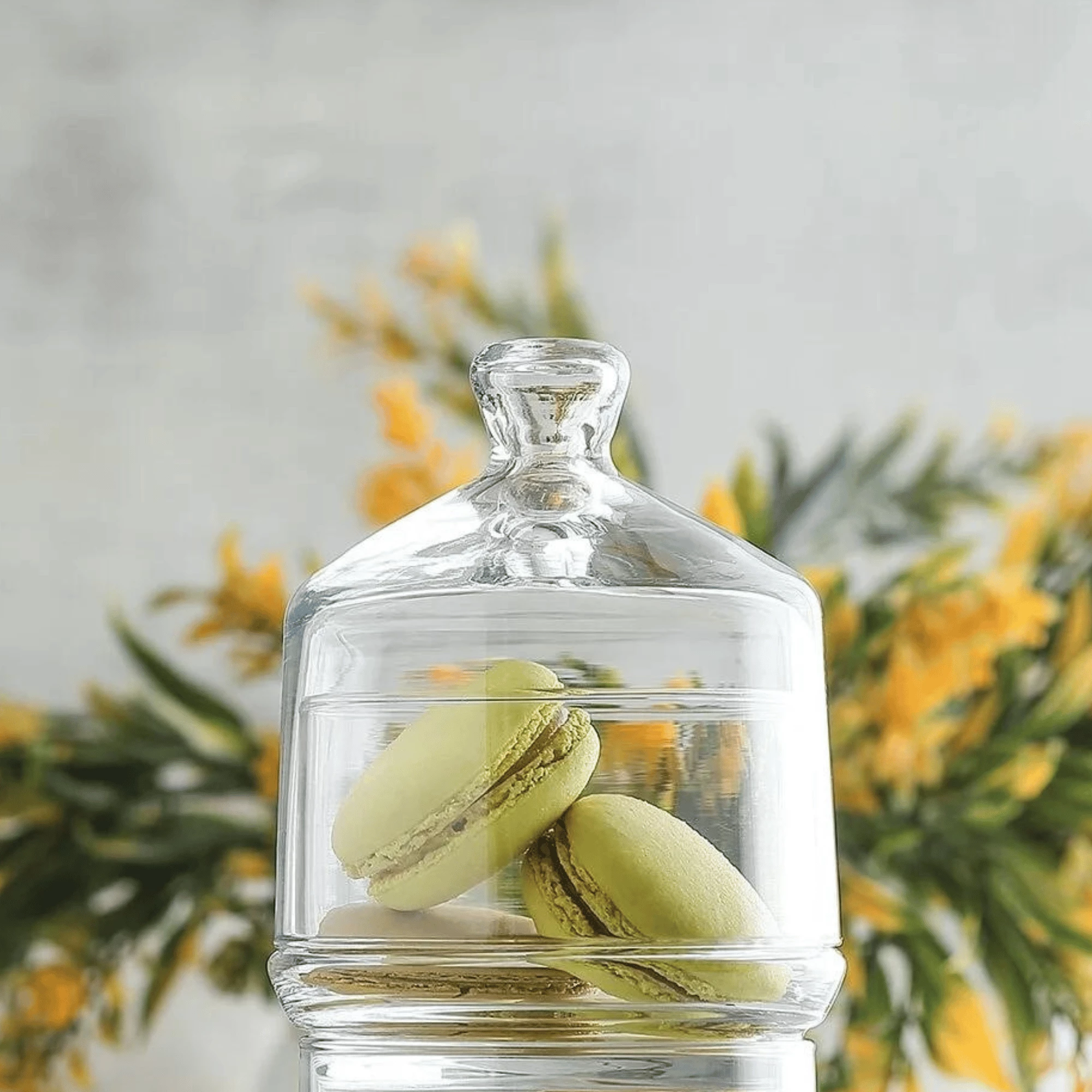 Kavanoz qelqi me kapak, LAV Brighton (LV-BERRYS1), 285 ml, Ø81 mm, transparent