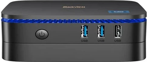 Kasë mini PC Blackview MP60 N150, 16 GB RAM, 512 GB SSD, Windows 11 Pro, e zezë