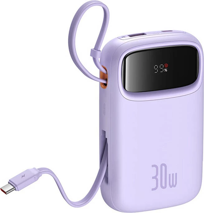 Powerbank Baseus QPow 2, 10000mAh, 30W, 2xUSB-C, vjollcë