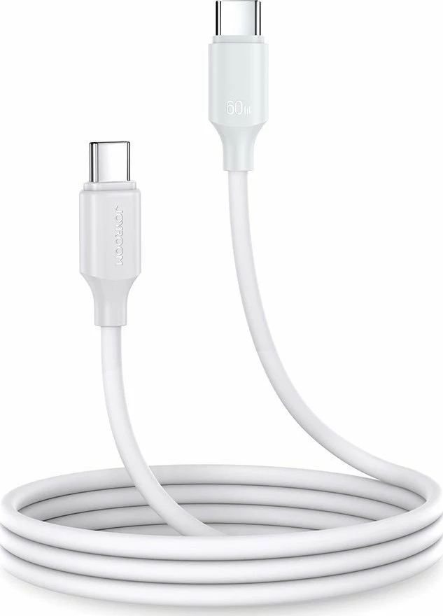 Kabllo USB-C në USB-C Joyroom S-CC060A9 (JYR545) 1 m 60W 480Mbps e bardhë