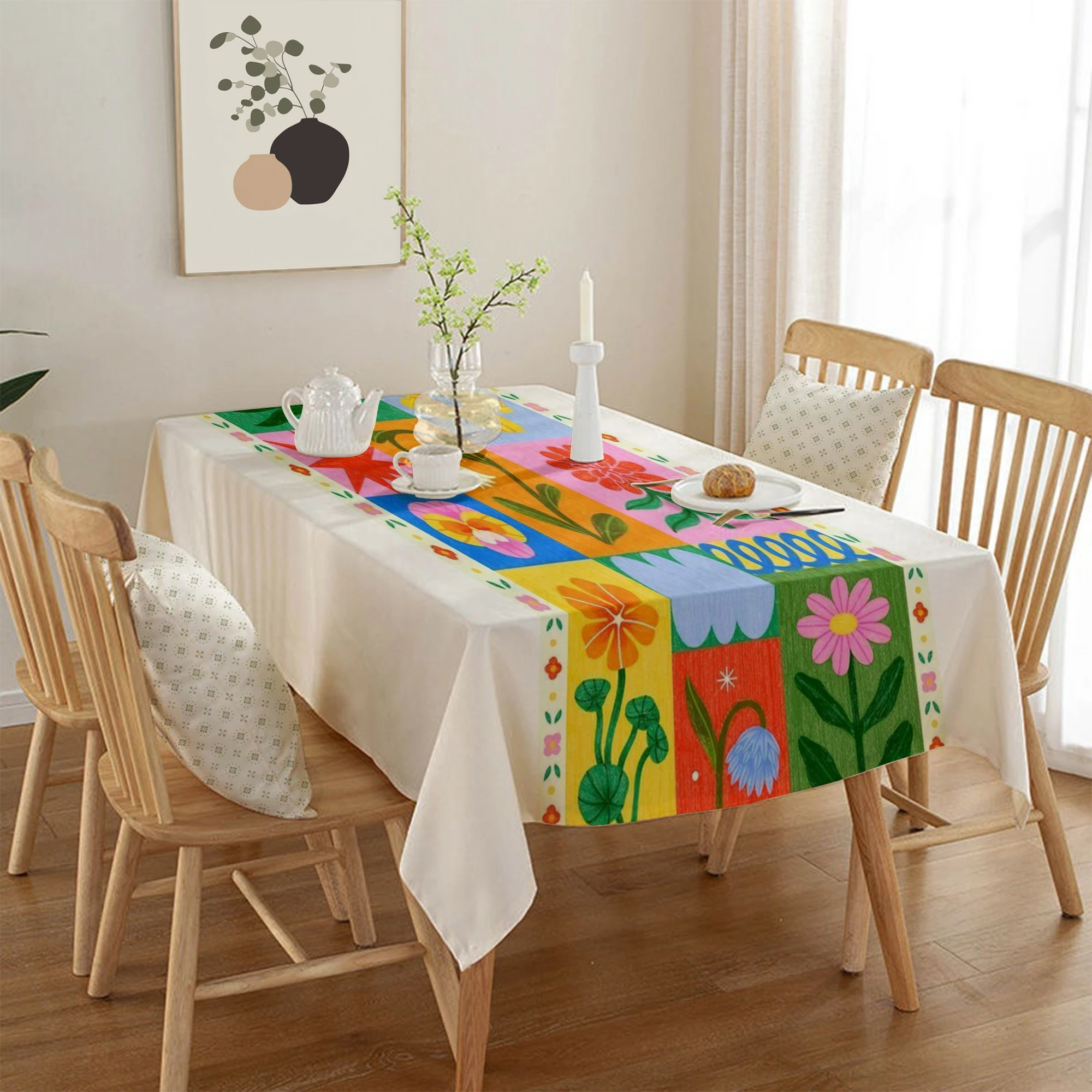 Mbulesë tavoline Hermia, Asr-tblclt25-23, 140x220 cm