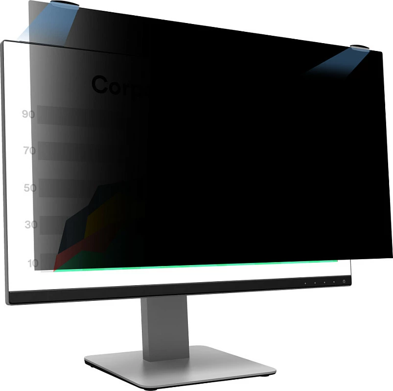 Filtër privatësie 3M PF245W9EM për monitor 24.5 inç, magnetik, anti-reflektues, i zi