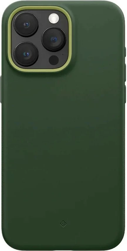 Mbështjellës për iPhone 15 Pro Spigen, i gjelbër [Ngjyra: Jeshile e errët]