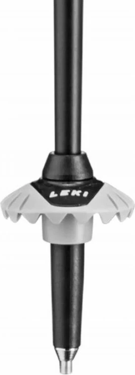 Shkopinj për ecje nordike Yakimasport, unisex, të zezë dhe të kuqe