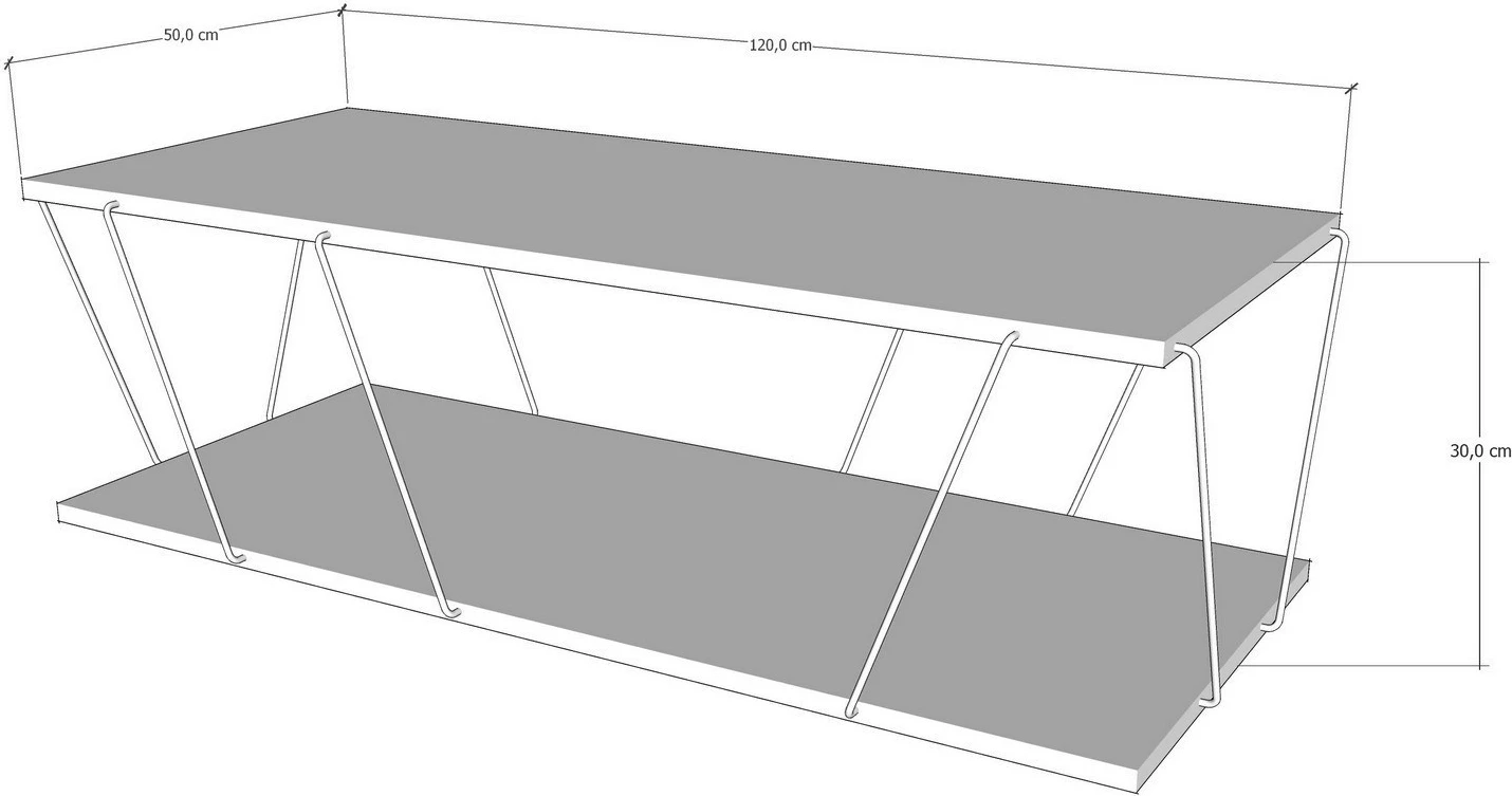 Tavolinë kafeje Hanah Home, Labranda, ngjyrë ari, travertin