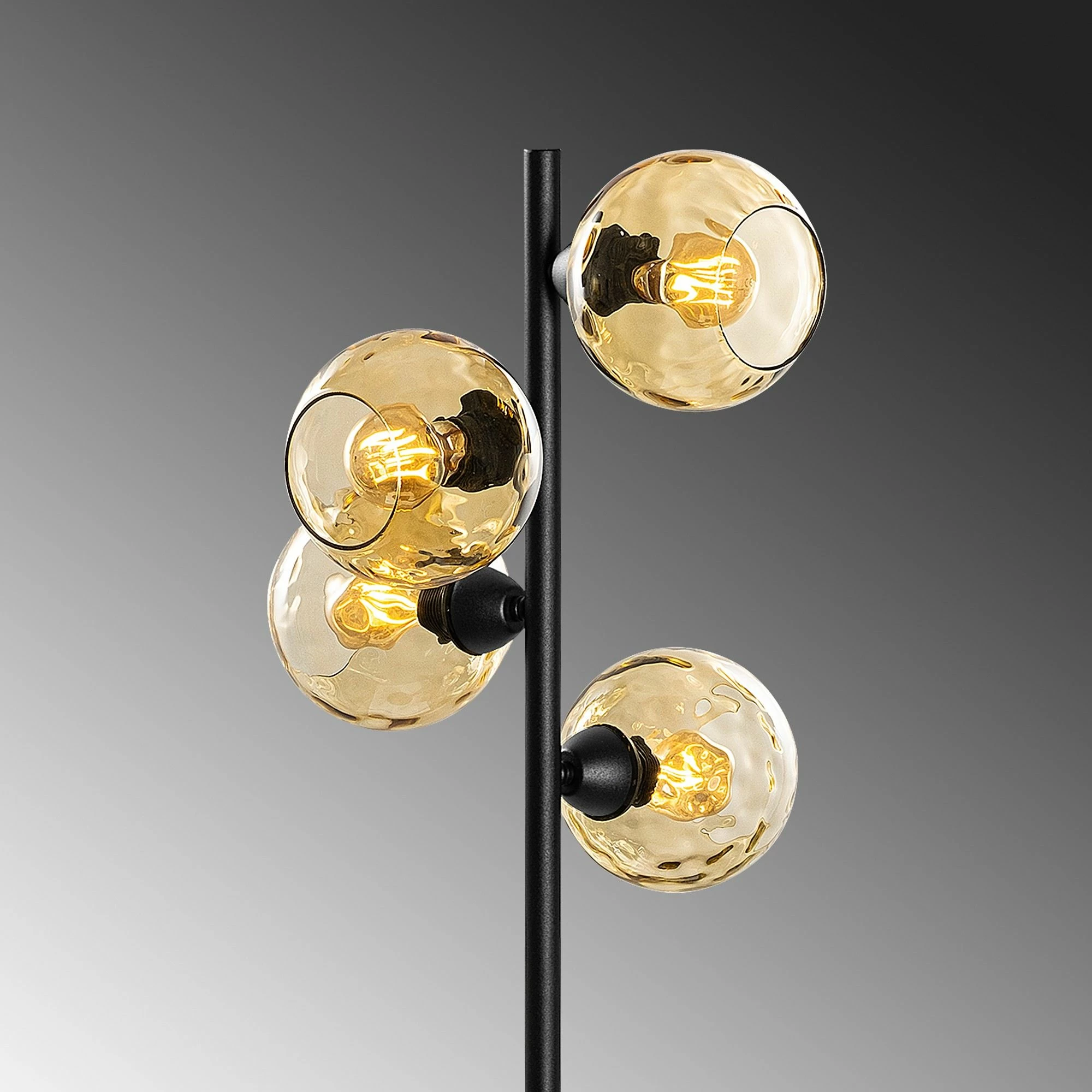 Llambë dyshemeje Opviq, Benek - 15 - 14534, e verdhë dhe e zezë