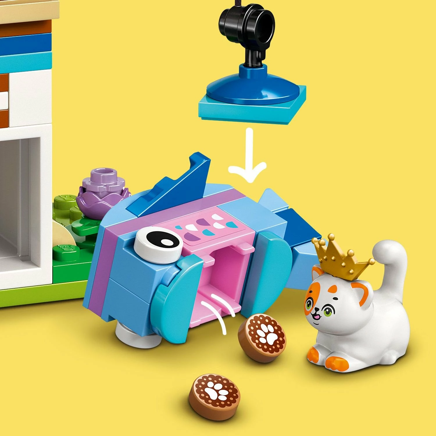Set ndërtimi LEGO Friends 42666 Cat Birthday Party and Tree House, 321 copë