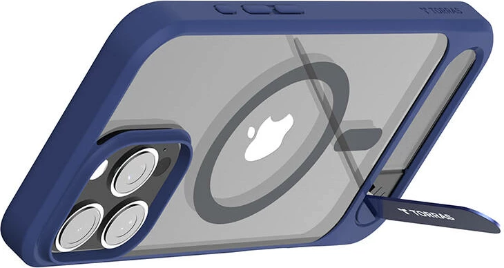 Mbështjellës Torras Pstand Series për iPhone 16 Pro, kaltër