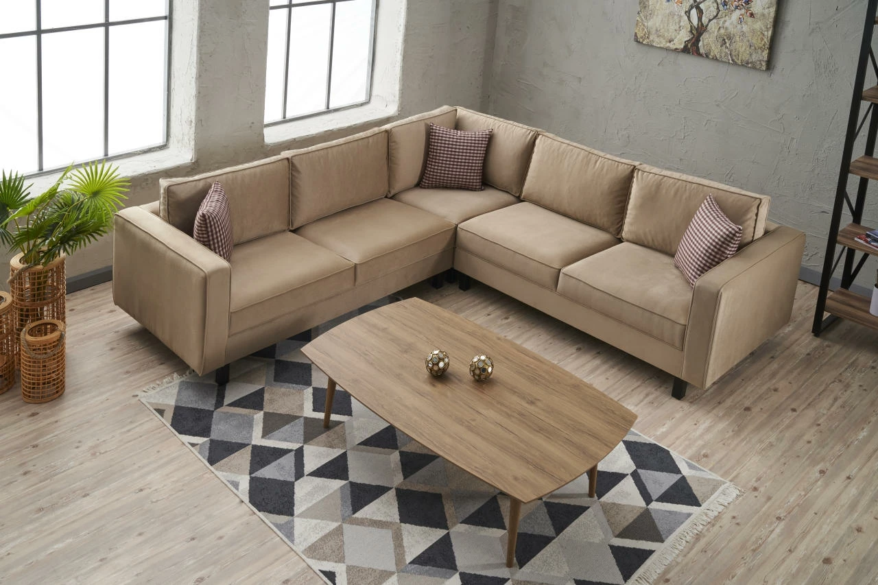 Këndare Kale Velvet, kadife krem, Atelier del Sofa