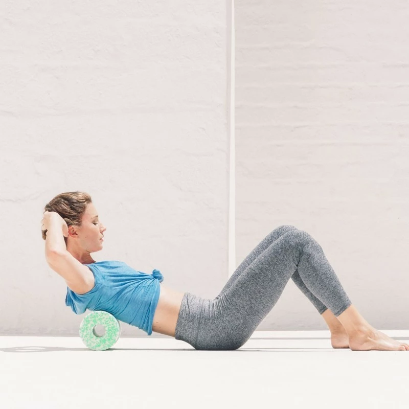 Roller BLACKROLL Med 45, Universal, Gjelbër, Bardhë, 450 mm