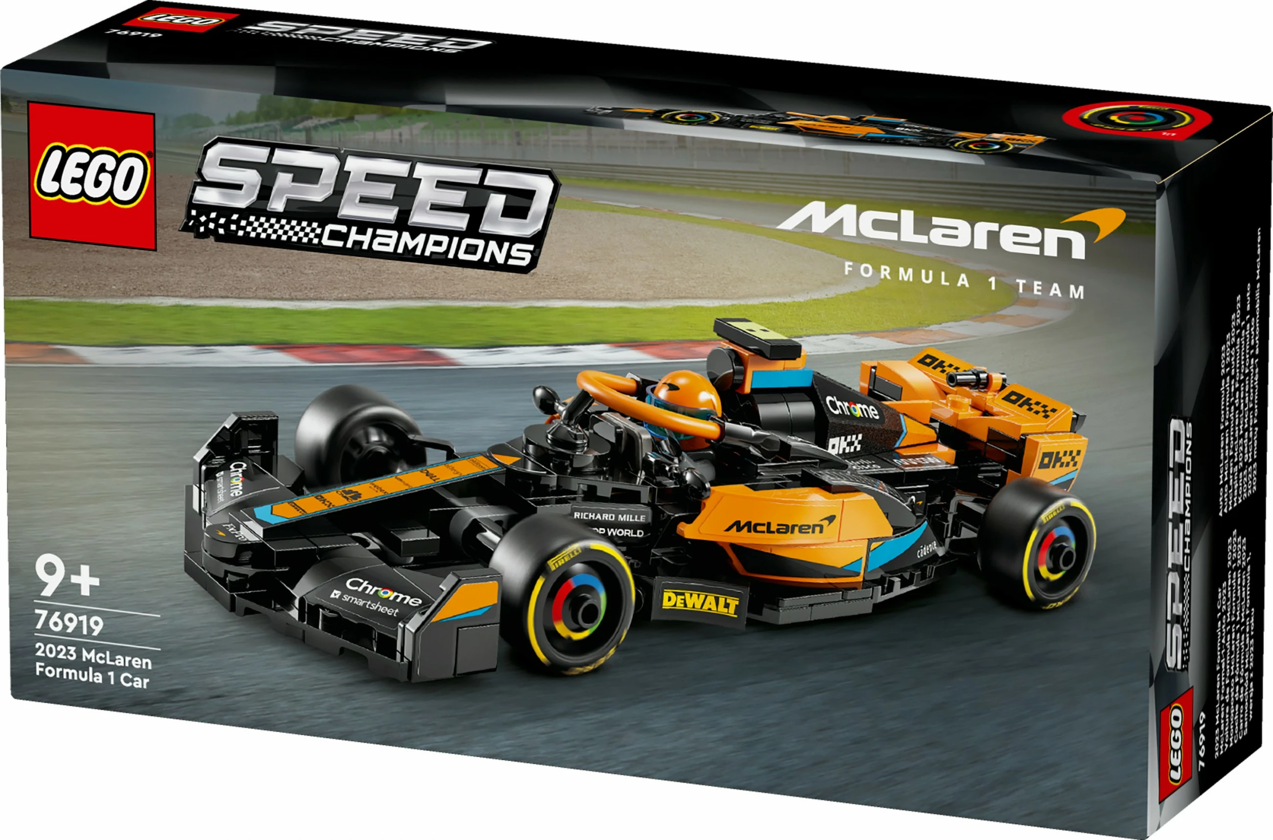 Set ndërtimi LEGO McLaren Formula 1 2023, 245 pjesë, shumëngjyrësh