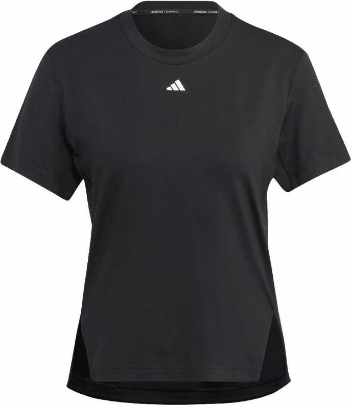 Maicë stërvitore për femra adidas, e zezë