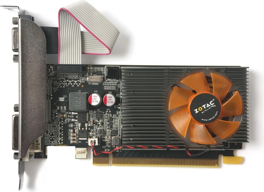 Kartelë grafike Zotac GeForce GT 710, 2 GB, GDDR3, e zezë