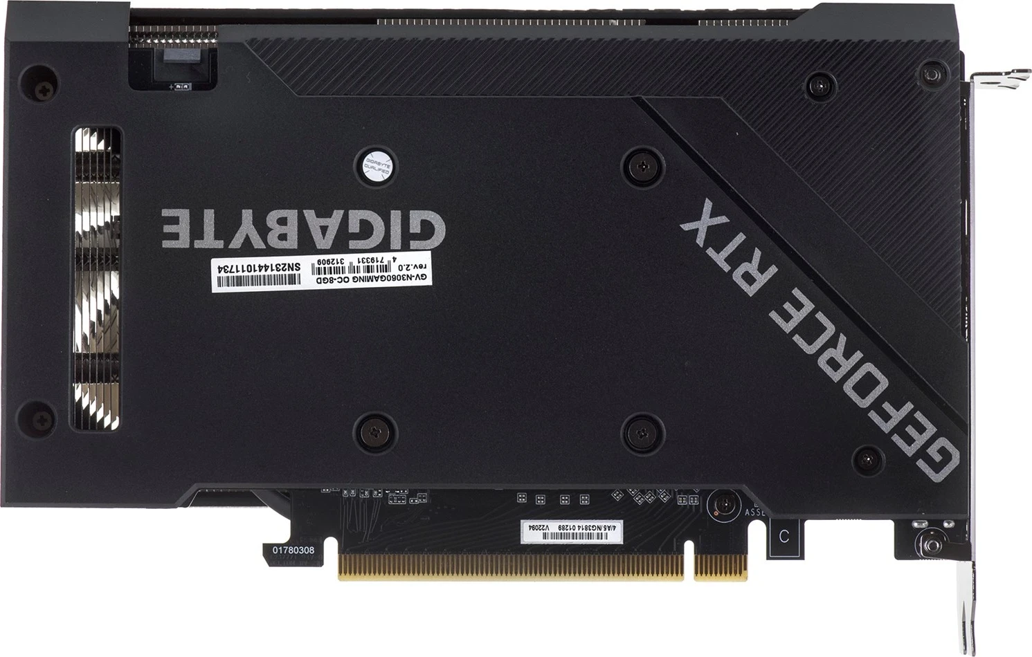 Kartë grafike Gigabyte GeForce RTX 3060 GAMING OC 8GB, e zezë