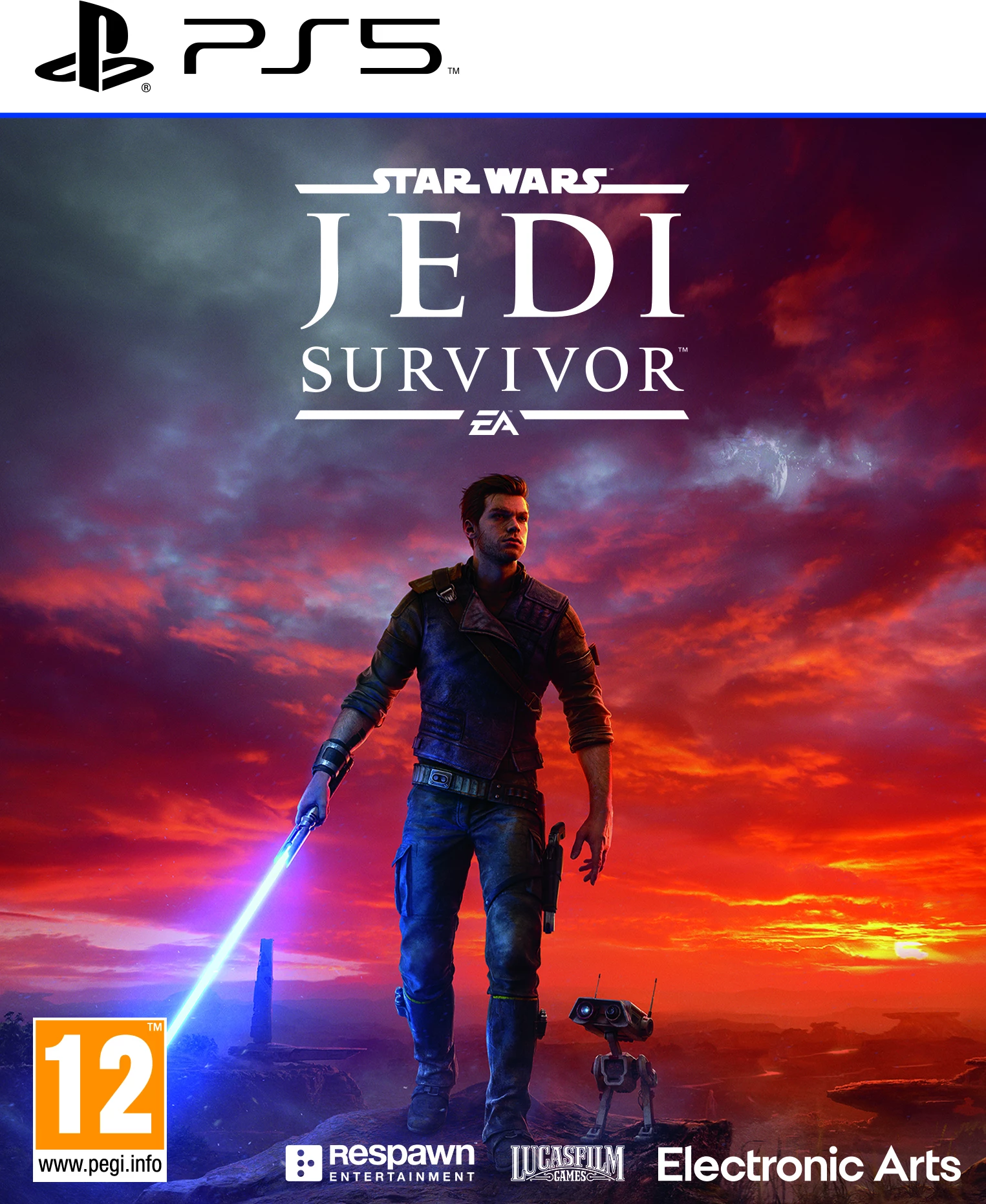 Lojë PS5 Electronic Arts Star Wars Jedi: Survivor, aksion-aventurë, single-player, PEGI 12