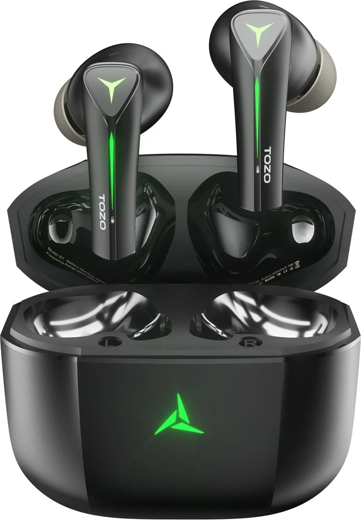 Kufje TOZO Gaming Pods True Wireless Stereo (TWS) In-Ear USB Type-C Bluetooth, Zezë